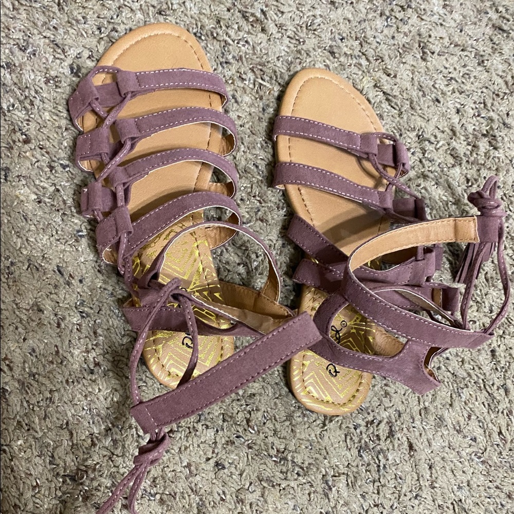 Wrap gladiator sandals